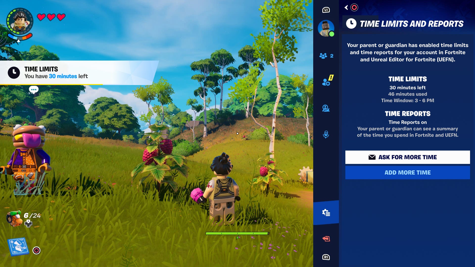 Nowość w Fortnite Rodzice mogą ustalać limity czasu gry dla dzieci!
