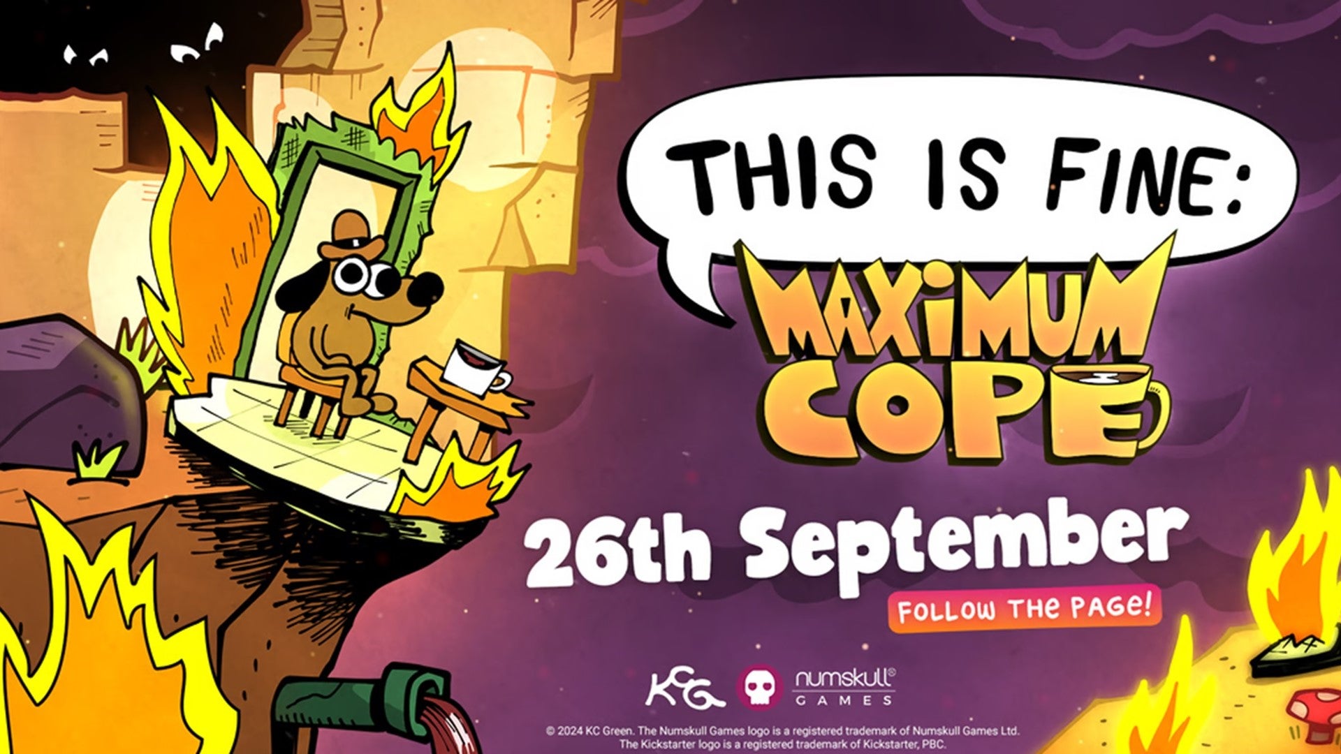 Oto nowy projekt oparty na memie „This is Fine”! Wejdź do świata klasycznego platformera!