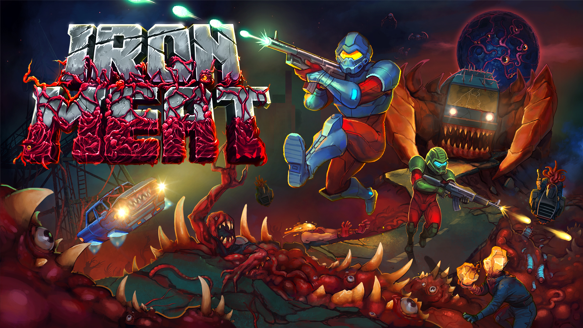 Przeżyj horror w Iron Meat - Przepełnione krwawymi akcjami poziomy czekają!